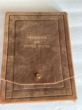 P. Raymond Audiberts (27) U.S. Presidents Steel Engravings Paris In Suede Case picture