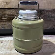 Vintage Small Thermos Jug, Porcelain Lined, Insulated picture