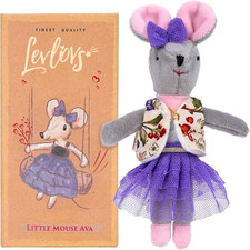 Levlovs Angelica Ballerina Doll Sissy Mouse In Mouse In A Baby Registry Gift picture