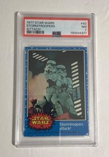 1977 Topps Star Wars #42 Stormtroopers attack PSA 7 picture