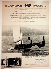 Vanguard International 470 Sailing Boat Vintage 1976 Magazine Ad Print picture