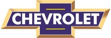 Chevrolet Dealer Style Bow Tie in Blue & Gold NEW Sign 36