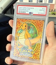 Topps 1999 Pokémon Movie Edition Dragonite E12 PSA 10 Graded Cert 97210239 picture