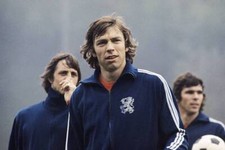 Johan Cruijff Jan Mulder Willem Van Hanegem Training Session1973 FOOTBALL PHOTO picture
