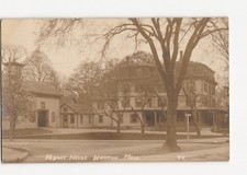 RPPC Hobart House Whitman Massachusetts 1913 Postmark Building Street Scene picture