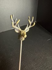 🦌 Vintage Jägermeister Stag Head Stir Stick / Swizzle Stick 🦌 Add a touch of picture