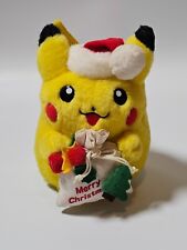 Pokemon Pikachu Christmas Santa plush Limited Vintage Tomy  Fast Shipping picture