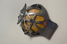 Vintage AA Car Badge – Winged Emblem – Yellow Enamel – Classic Motoring – Origin picture