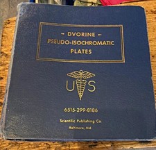 Vintage Military Dvorine Pseudo-Isochromatic Plates Book picture