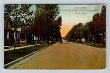 Lima OH-Ohio, High Street Looking West, Antique Souvenir Vintage Postcard picture