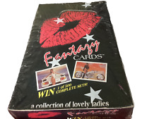 1992 CALFUN FANTAZY LOVELY LADIES TRADING CARDS FACTORY SEALED UNOPENED  BOX picture