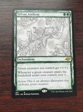 1x SHOWCASE SYLVAN ANTHEM - Modern Horizons - MTG - Magic the Gathering picture