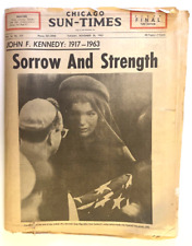 Newspaper - Chicago Sun-Times Sorrow And Strength November 23, 1963 picture