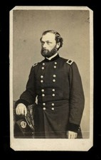 Original 1860s CDV of Civil War General Quincy Adams Gillmore Soldier Photo picture