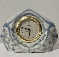 LLADRO 5655 Segovia CLOCK Diamantino Collection Retired Porcelain ORIGINAL BOX picture