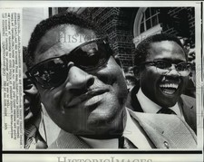 1971 Press Photo Lucius Amerson & Attorney Fred Gray Found Not Guilty picture