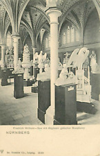 Postcard Germany Nuremberg Friedrich Wilhelm Gothic Sculptures Unposted C. 1906 picture