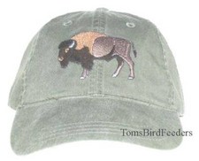 Bison Buffalo Embroidered Cotton Cap NEW picture