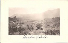 RPPC Colorado Garden of the Gods Panoramic Scene early 1900s picture