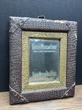 ANTIQUE 1880’S GOOCHS MEXICAN SYRUP ADVERTISING MIRROR CINCINNATI OHIO  picture