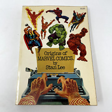 ORIGINS of MARVEL COMICS by STAN LEE SC BOOK FIRESIDE 1974 FIRST PRINT picture