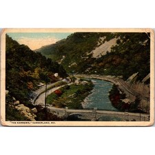 The Narrows 1918 Cumberland MD Vintage Postcard SPJ6 picture
