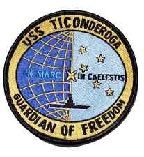 USS Ticonderoga (CVS-14) GUARDIAN OF FREEDOM Patch - Sew On picture