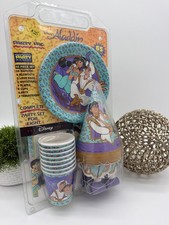 Vintage Disney Store Aladdin Party Pac 65 Piece Set Sealed Party Makers picture