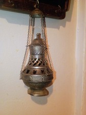 RARE SILVER ANTIQUE SPAIN SPANISH SANTIAGO DE COMPOSTELA BOTAFUMEIRO CENSER picture