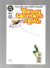 YOUNG HEROES IN LOVE 4 DC COMICS Zip-Kid Junior on BLANK COVER Superman Frostbit picture