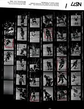 LD345 1978 Original Contact Sheet Photo DETROIT RED WINGS - NEW YORK ISLANDERS picture