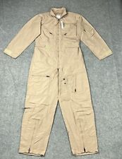 US Military Coveralls Flyers Mens 42 R CWU-27/P Desert Tan Flight Suit FR NEW picture