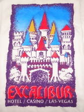 Excalibur Hotel Casino Las Vegas XL T-Shirt Graphic Castle Vintage U.S.A. NEW picture
