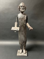 19TH CENTURY HANDCARVED WOOD ARTICULATED HANDS MALE SAINT MANNEQUIN  picture