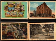 50 LINEN & WHITE BORDER POSTCARDS- UNUSED/UNPOSTED GREAT CONDITION SEE BELOW picture
