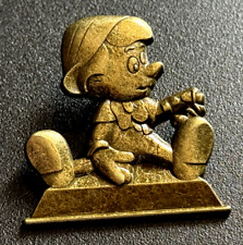 Disney PINOCCHIO Annual Pass Golden Statue Pin picture