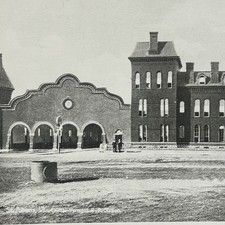 Vintage Photo Central Vermont Railroad Shop Building St Albans Train Shed picture