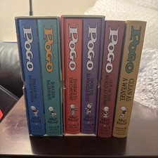 POGO Walt Kelly Fantagraphics Strips Complete Series Vol 1-6 HC Mint picture
