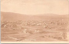 RPPC Cody Wyoming Business District Birdseye Town View 1906 picture