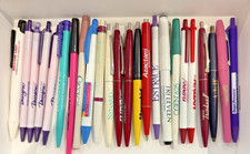 Lot of 24 Vintage pharmaceutical rep ink pens drug ADVIL FLOXIN AZACTAM ACCUPRIL picture