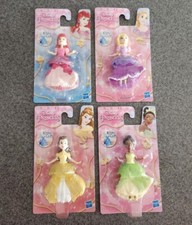 Lot of 4 Disney Princess Royal Clips Tiana - Rapunzel - Bella - Ariel picture
