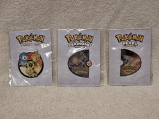 Pokemon Diamond & Pearl Version Nintendo DS Preorder Pin Set 2007  picture