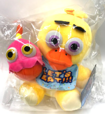 OFFICIAL SANSHEE FNAF CHICA & CUPCAKE PLUSH FIVE NIGHTS AT FREDDY'S NEW SEALED picture