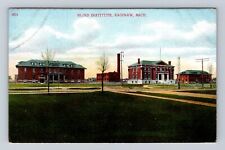 Saginaw MI-Michigan, Institute for the Blind, Antique Vintage c1910 Postcard picture