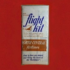 1956 North Central Airlines Flight Kit Timetable Northline Newsletter 70 Yrs Old picture