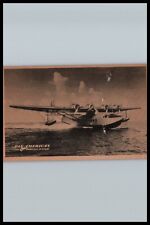 CUBA PAN AMERICAN AIRWAYS S-42 FLYING CLIPPER SHIP SEAPLANE RPPC 1930s PHOTO 400 picture