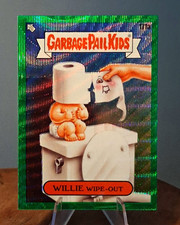 2022 Topps Garbage Pail Kids Willie Wipe-Out #11a Green wave #090/299 picture