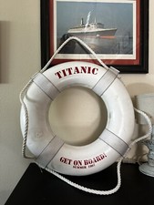 Titanic Movie Promo Life Preserver Ring EXTREMELY RARE - Wrong Release Date picture
