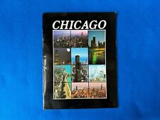 VINTAGE RARE 1980-2000 CHICAGO TOURIST LANDMARK BUILDINGS BOOK FULL COLOR picture