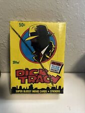 1990 Topps Dick Tracy Movie Trading Card Sealed Box With 36 Sealed Packs picture